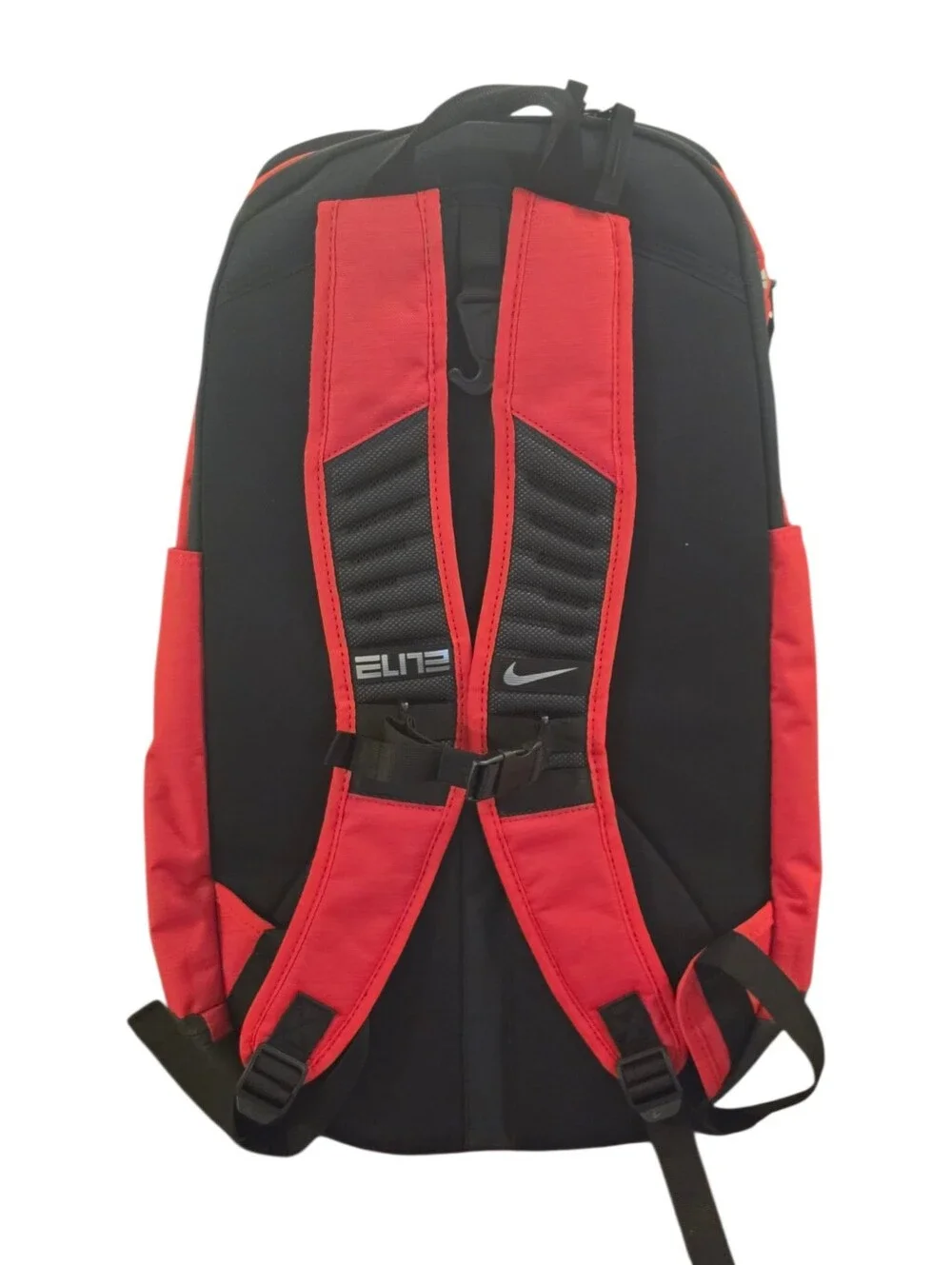 Nike Hoops Elite Pro Backpack Game Red Black Silver Basketball BA5554-657 38L
